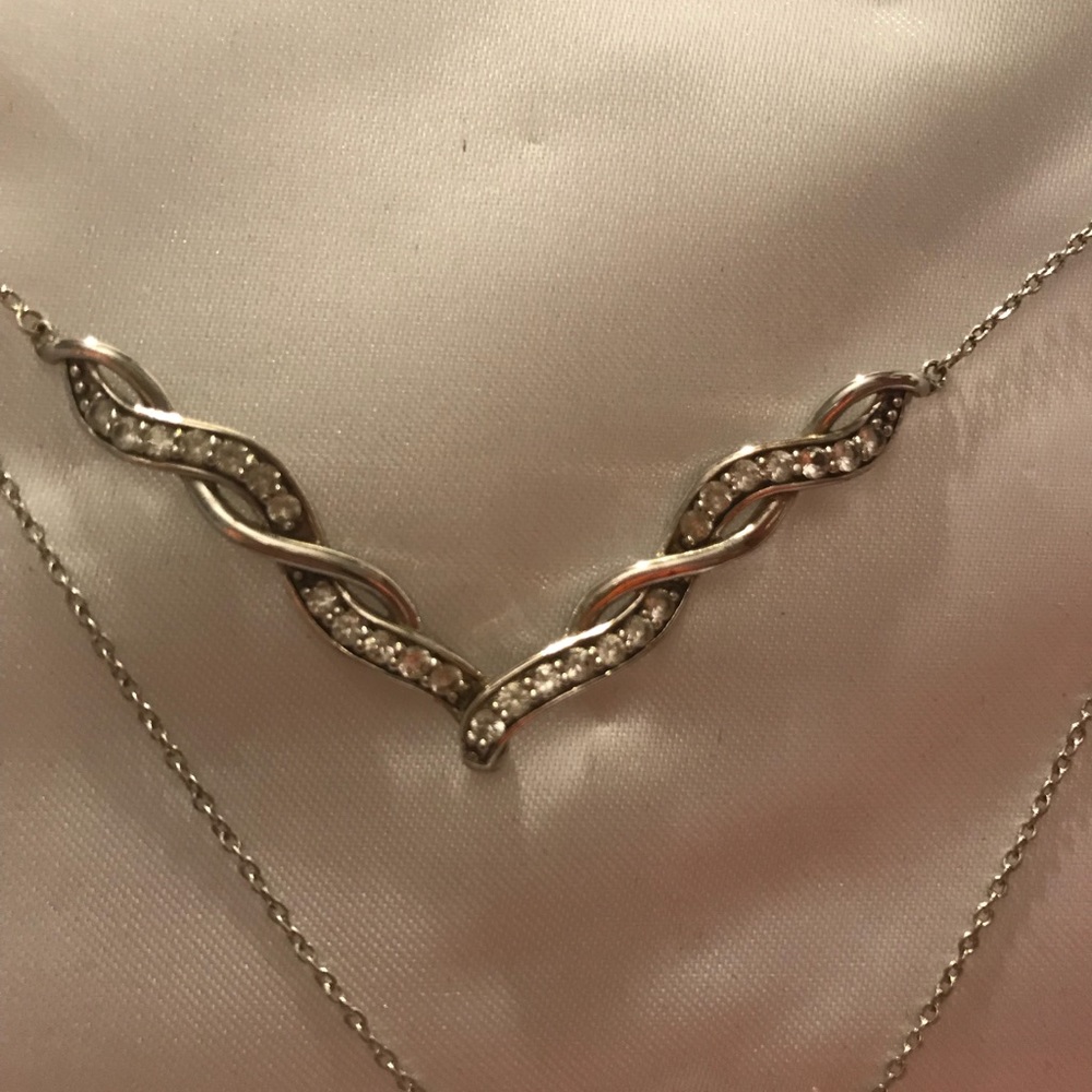 V shape necklace from Kay Jewelers